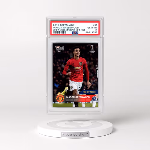 2019 Topps Now UEFA Champions League #59 Mason Greenwood (PSA 10 GEM MINT)