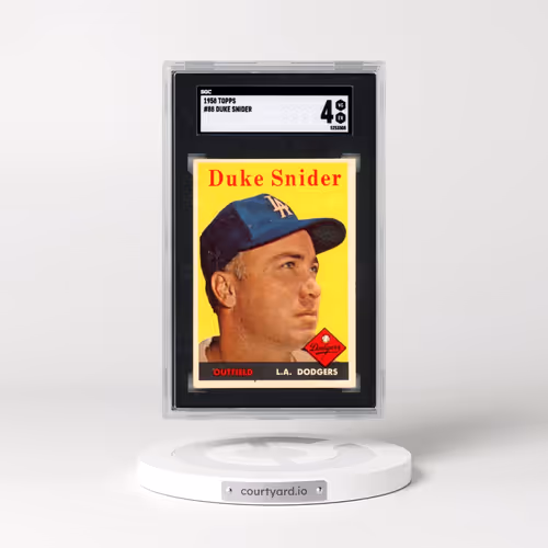 1958 Topps #88 Duke Snider (SGC 4 VG-EX)