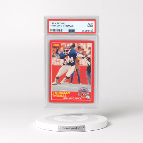 1989 Score #211 Thurman Thomas (PSA 9 MINT)