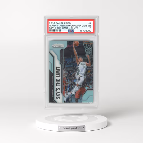2016 Panini Prizm Sky's the Limit #7 Giannis Antetokounmpo - Silver (PSA 10 GEM MINT)