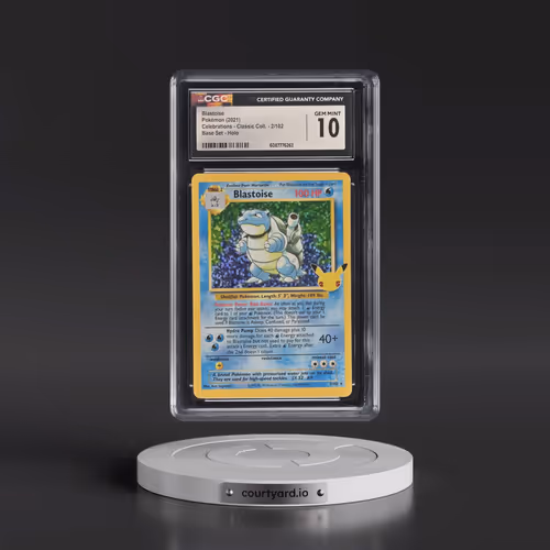 2021 Celebrations - Classic Collection #2/102 Blastoise - Base Set Holo (CGC 10 GEM MINT)
