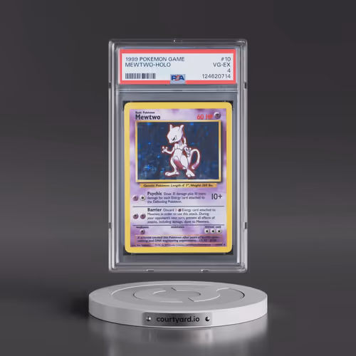 1999 Pokémon Game #10 Mewtwo - Holo (PSA 4 VG-EX)