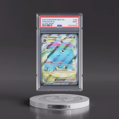 2023 Pokémon Mew EN-151 #182 Venusaur EX - Holo Ultra Rare (PSA 9 MINT)