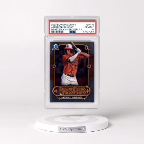 2023 Bowman Draft Draft Picks & Prospects #DPP10 Jackson Holliday (PSA 10 GEM MINT)