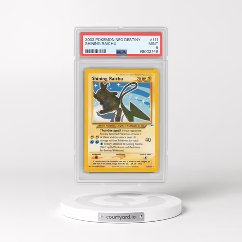 2002 Pokémon Neo Destiny #111 Shining Raichu - Holo (PSA 9 MINT)