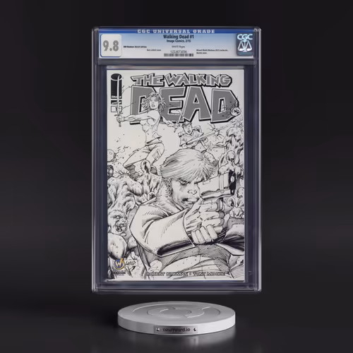 Walking Dead #1 CGC 9.8 White Pages (Image Comics, 2/15) - Universal WW Madison Sketch Edition