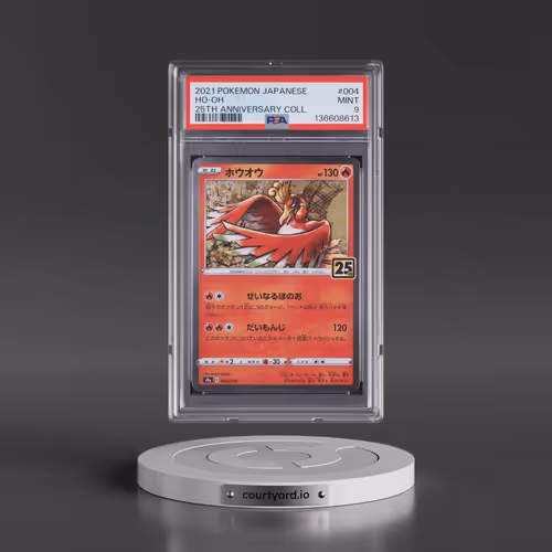 2021 Pokémon 25th Anniversary Collection #004 HO-Oh (PSA 9 MINT)