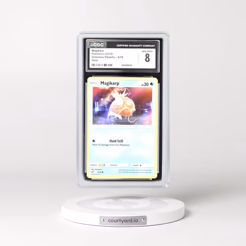 2019 Detective Pikachu #8/18 Magikarp - Holo (CGC 8 NM-MT)