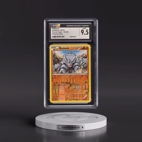 2015 Primal Clash #74/160 Rhyhorn - Reverse Holo (CGC 9.5 MINT+)