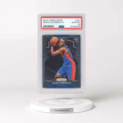 2019 Panini Prizm #261 Sekou Doumbouya (PSA 10 GEM MINT)