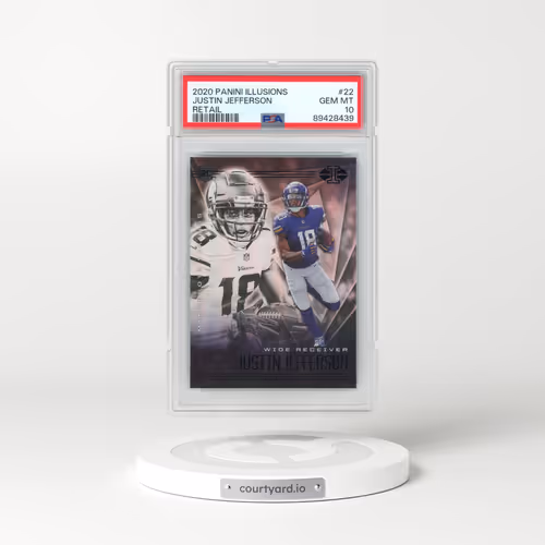 2020 Panini Illusions #22 Justin Jefferson - Retail (PSA 10 GEM MINT)