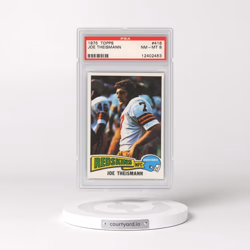 1975 Topps #416 Joe Theismann (PSA 8 NM-MT)