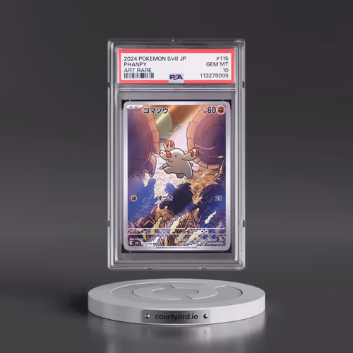 2024 Pokémon SV8-Super Electric Breaker #115 Phanpy - Art Rare (PSA 10 GEM MINT)