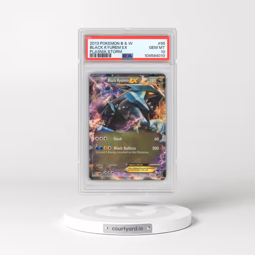 2013 Pokémon Black & White Plasma Storm #95 Black Kyurem EX - Holo (PSA 10 GEM MINT)