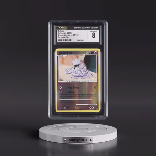 2007 Secret Wonders #88/132 Grimer - Reverse Holo (CGC 8 NM-MT)