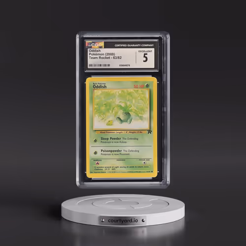 1999 Team Rocket #63/82 Oddish (CGC 5 EX)