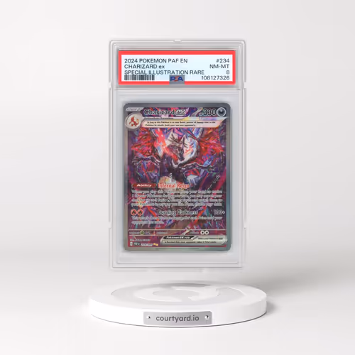 2024 Pokémon Paf EN-Paldean Fates #234 Charizard EX - Holo Special Illustration Rare (PSA 8 NM-MT)