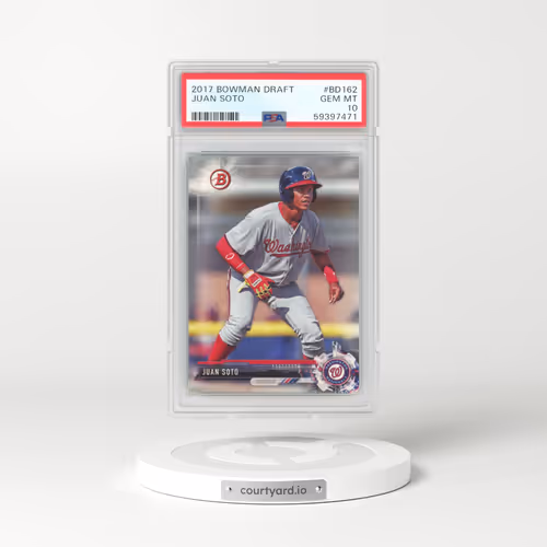 2017 Bowman Draft #BD162 Juan Soto (PSA 10 GEM MINT)