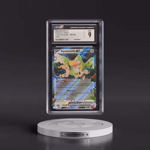 2023 Paldea Evolved - PAL EN #169/193 Squawkabilly ex - Holo (CGC 9 MINT)