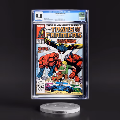 Transformers #37 CGC 9.8 White Pages (Marvel Comics, 2/88)