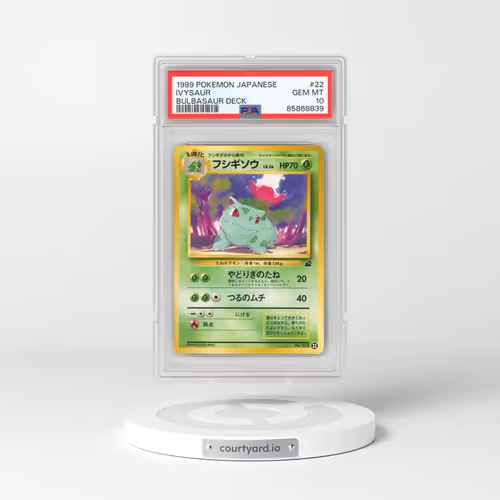 1999 Pokémon Bulbasaur Deck #22 Ivysaur (PSA 10 GEM MINT)