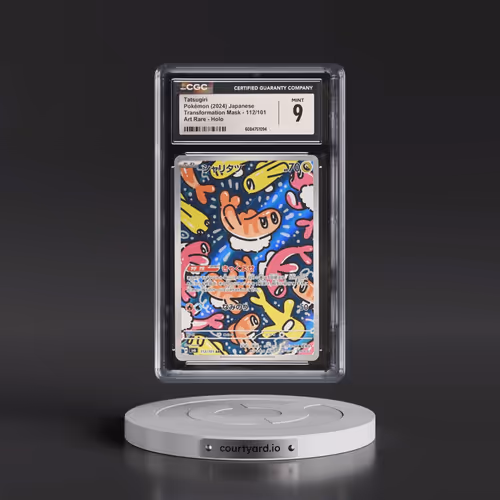 2024 Transformation Mask #112/101 Tatsugiri - Art Rare Holo (CGC 9 MINT)