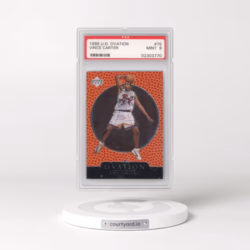 1998 Upper Deck Ovation #75 Vince Carter (PSA 9 MINT)