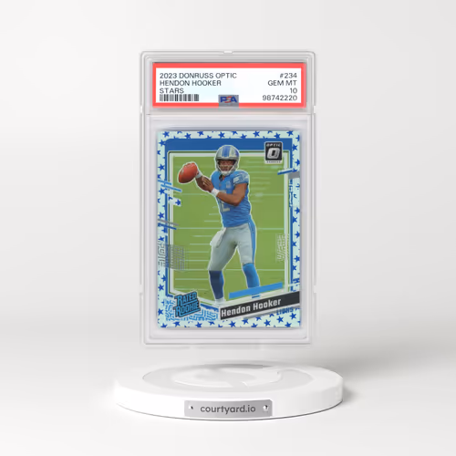 2023 Panini Donruss Optic #234 Hendon Hooker - Stars (PSA 10 GEM MINT)
