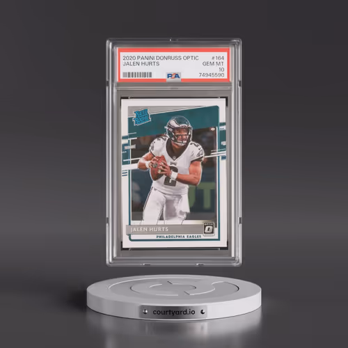 2020 Panini Donruss Optic #164 Jalen Hurts (PSA 10 GEM MINT)