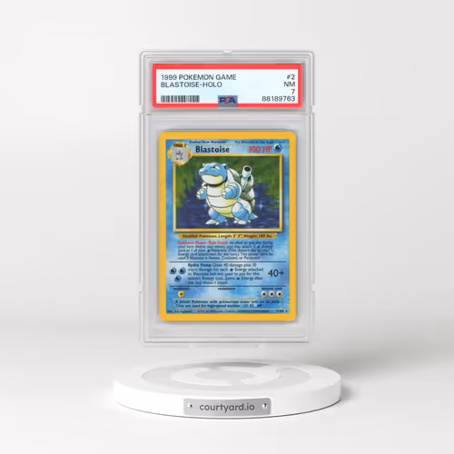 1999 Pokémon Game #2 Blastoise - Holo (PSA 7 NM)