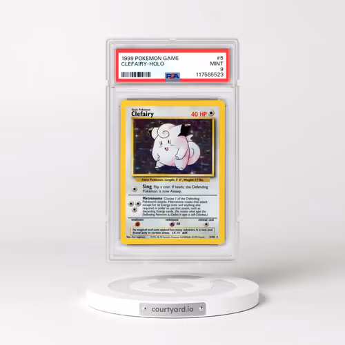 1999 Pokémon Game #5 Clefairy - Holo (PSA 9 MINT)