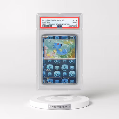 2023 Pokémon Sv2a-Pokemon 151 #116 Horsea - Reverse Holo Master Ball (PSA 9 MINT)