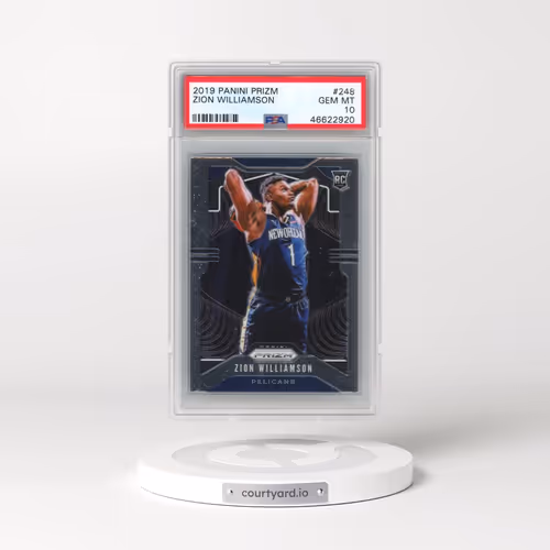 2019 Panini Prizm #248 Zion Williamson (PSA 10 GEM MINT)