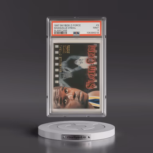 1997 Skybox Z-Force Slam Cam #9 Shaquille O'Neal (PSA 9 MINT)