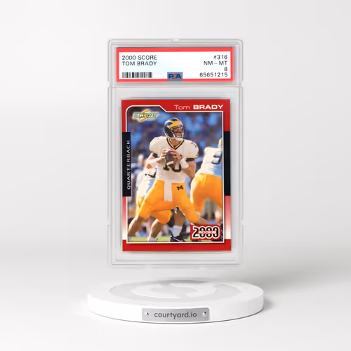 2000 Score #316 Tom Brady (PSA 8 NM-MT)