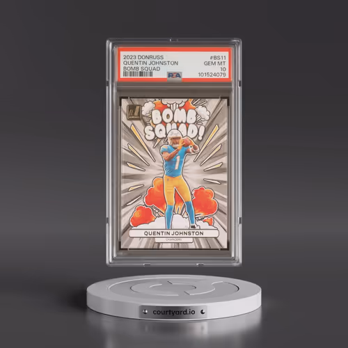 2023 Panini Donruss Bomb Squad #BS11 Quentin Johnston (PSA 10 GEM MINT)