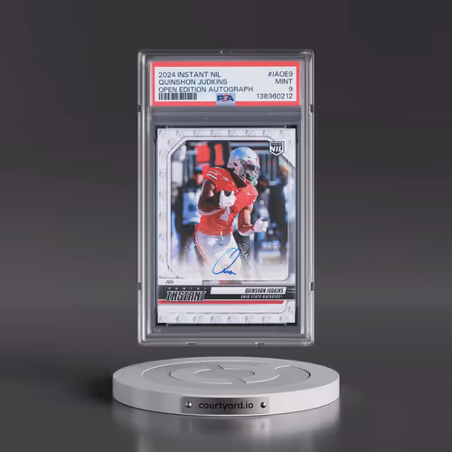 2024 Panini Instant Nil College Football Open Edition Autographs #IAOE9 Quinshon Judkins (PSA 9 MINT