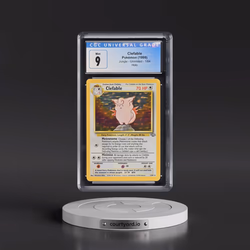 1999 Jungle #1/64 Clefable - Holo (CGC 9 MINT)