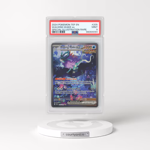 2024 Pokémon Tef EN-Temporal Forces #205 Walking Wake EX - Holo Special Illustration Rare (PSA 9 MINT)