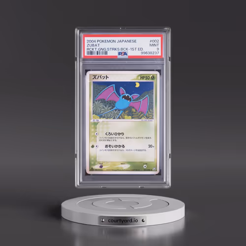 2004 Pokémon Rocket Gang Strikes Back #002 Zubat - 1st Edition (PSA 9 MINT)