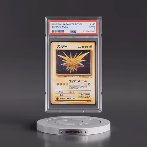 1997 Pokémon Fossil #145 Zapdos - Holo (PSA 9 MINT)