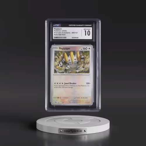 2024 Prismatic Evolutions - PRE EN #086/131 Regigigas - Poké Ball Holo (CGC 10 GEM MINT)