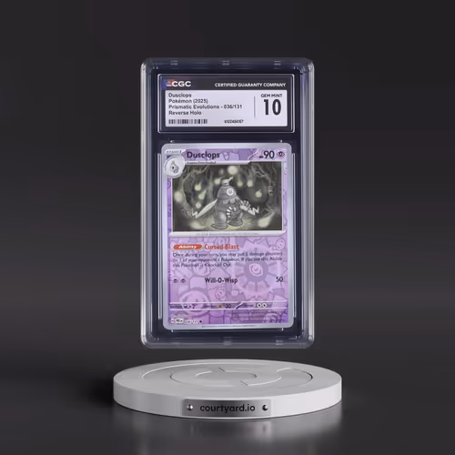 2024 Prismatic Evolutions - PRE EN #036/131 Dusclops - Reverse Holo (CGC 10 GEM MINT)