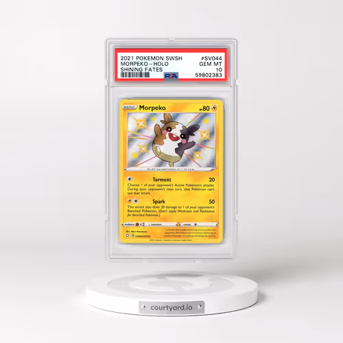 2021 Pokémon Sword & Shield Shining Fates #SV044 Morpeko - Holo (PSA 10 GEM MINT)