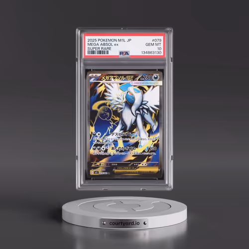 2025 Pokémon M1l-Mega Brave #079 Mega Absol EX - Holo Super Rare (PSA 10 GEM MINT)