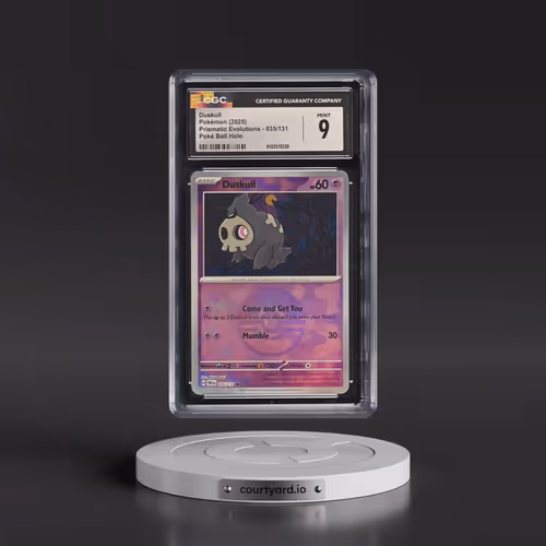 2024 Prismatic Evolutions - PRE EN #035/131 Duskull - Poké Ball Holo (CGC 9 MINT)