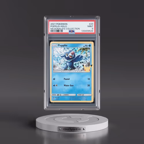 2021 Pokémon Mcdonald's Collection #23 Popplio - Holo (PSA 9 MINT)