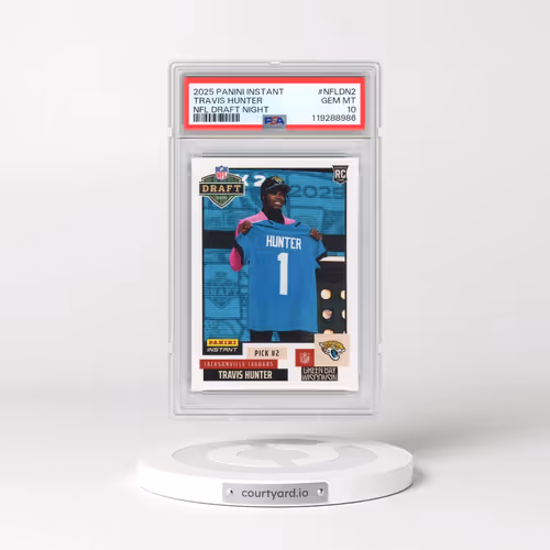 2025 Panini Instant NFL Draft Night #NFLDN2 Travis Hunter (PSA 10 GEM MINT)