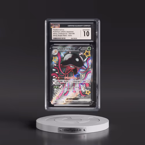 2023 Shiny Treasure ex #322/190 Toedscruel ex (CGC 10 GEM MINT)