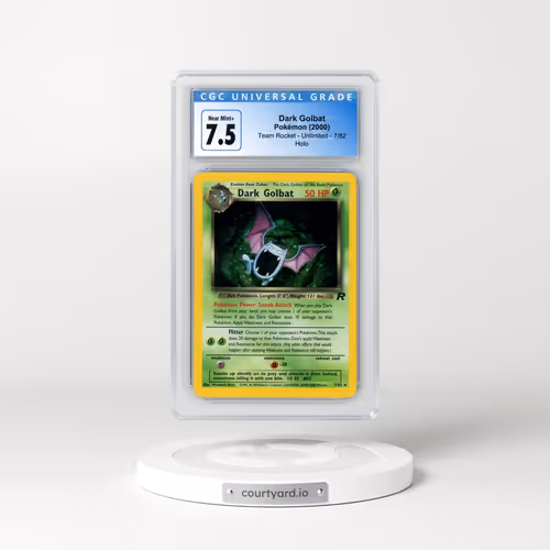 1999 Team Rocket #7/82 Dark Golbat - Holo (CGC 7.5 NM+)